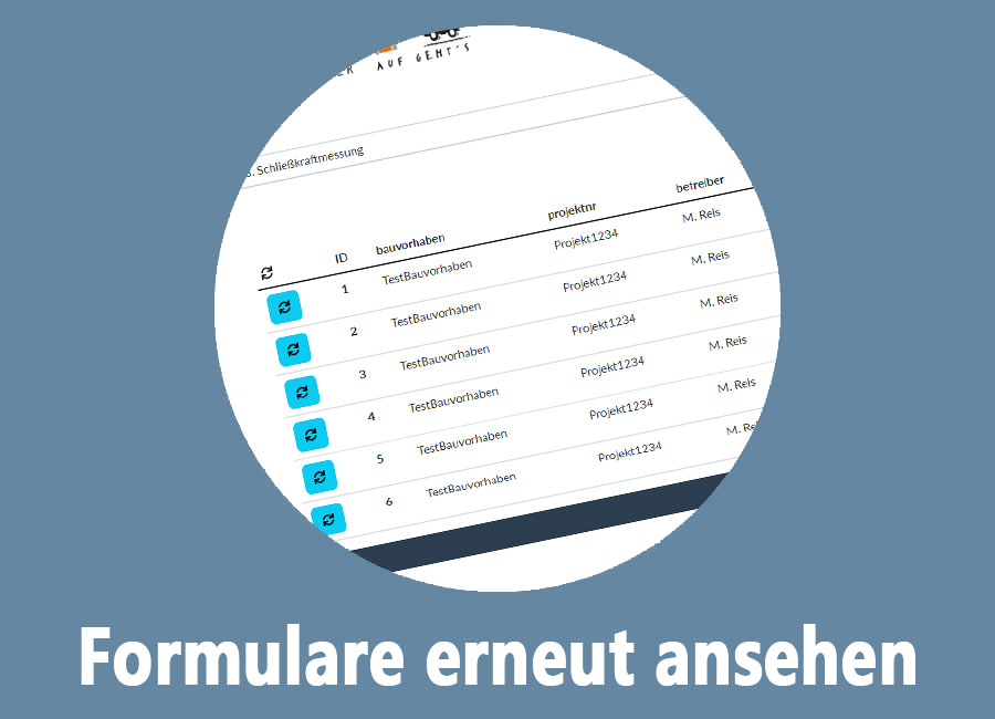 Formulare neu erstellen